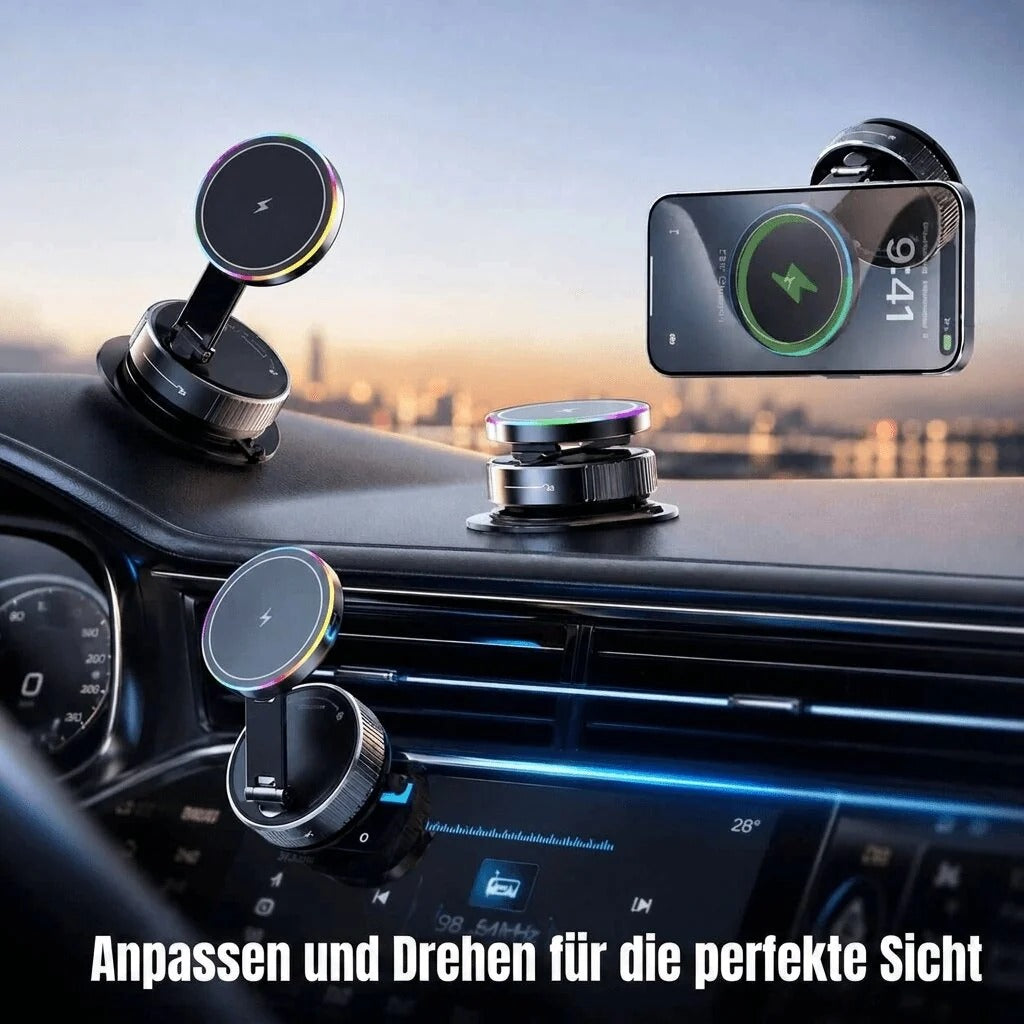 MagSafe Autohalterung mit Ladefunktion | Vakuomag